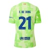 Officiële Voetbalshirt FC Barcelona Frenkie de Jong 21 Derde 2024-25 - Heren